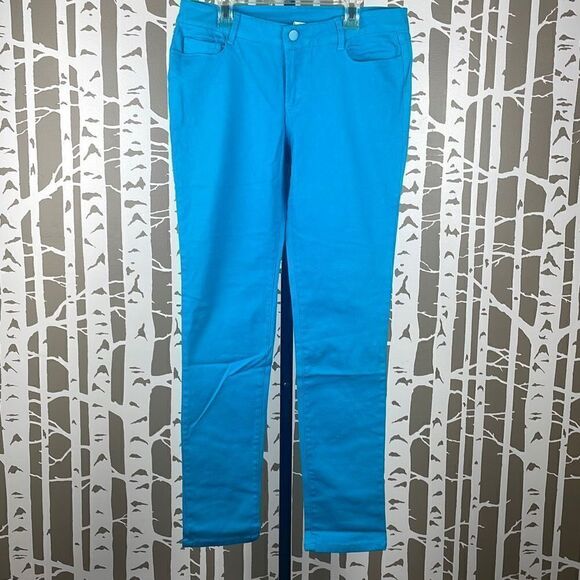 UNIQLO UJ Junior Skinny Jeans L Turquoise - Picture 1 of 8